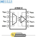 HCPL 7840 HCPL-7840 Isolated Amplifier For Current Sensing - Side View