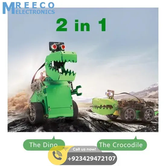 2 In 1 Q-dino STEM Robot By Robobloq - Front View