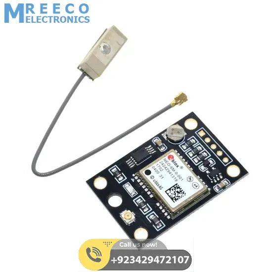 WAVGAT GY-NEO6MV2 Nuovo With Flight Control EEPROM MWC APM2.5 Big Antenna For Arduino - Front View