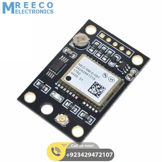 WAVGAT GY-NEO6MV2 Nuovo With Flight Control EEPROM MWC APM2.5 Big Antenna For Arduino - Side View