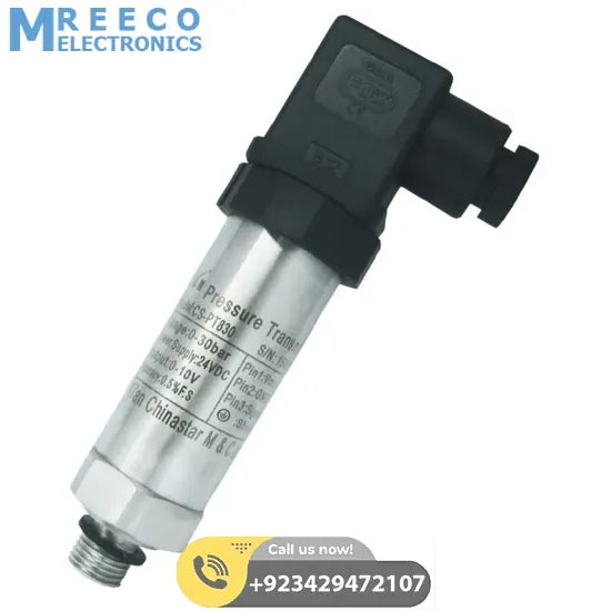 400 Bar 0 To 5V Hydraulic Pressure Sensor GPT230 - Front View