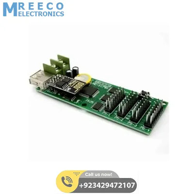 Full Color LED Display Control Card HC-1W Wifi And Android APP support display Controller With 4*hub75b - Side View