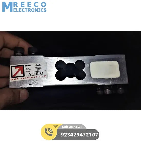 200KG Capacity Strain Guage Load Cell - Front View