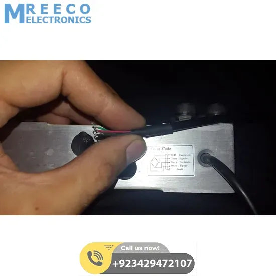 200KG Capacity Strain Guage Load Cell - Back View