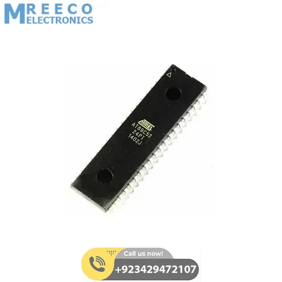 Atmel AT89C52 Microcontroller - Front View