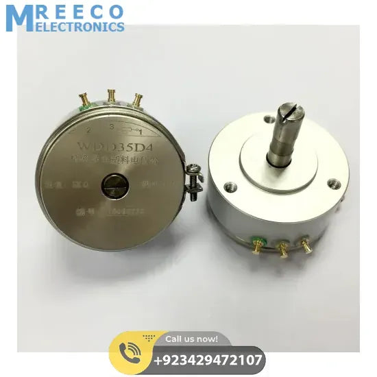 WDD35D4 5K OHM 2W Continues potentiometer Angle Sensor Displacement Sensor - Front View
