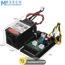 Focusable 1W or 1000mw 450nm Infrared IR Laser Diode Dot Module - Back View