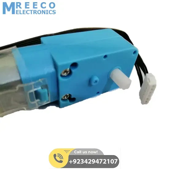 DC 3V-6V Geared Blue TT Motor for Robot in Pakistan - Top View