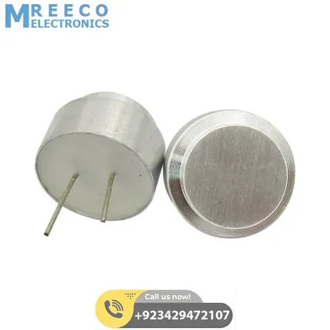 Waterproof Ultrasonic Sensors Integrated Transceiver Diameter 16MM 40KHz Probe - Front View