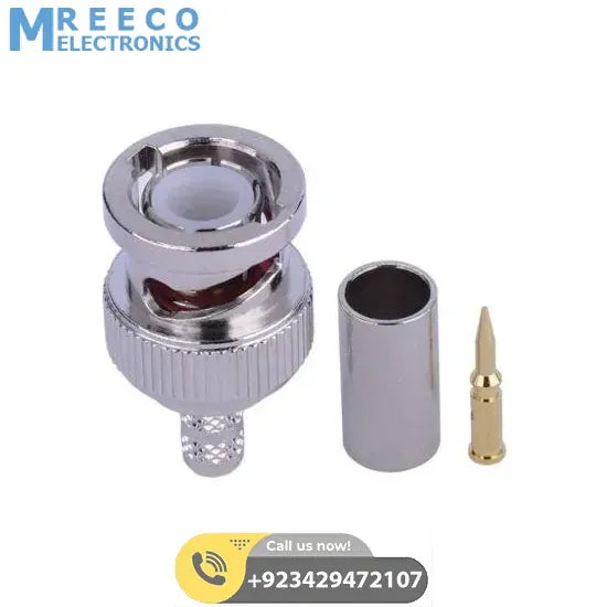 BNC male connector - Side View