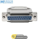 DB25 Female Solder D-SUB Connector - Side View