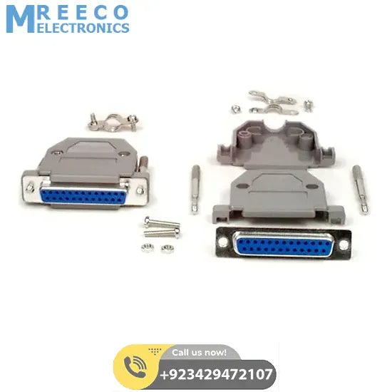 DB25 Female Solder D-SUB Connector - Top View