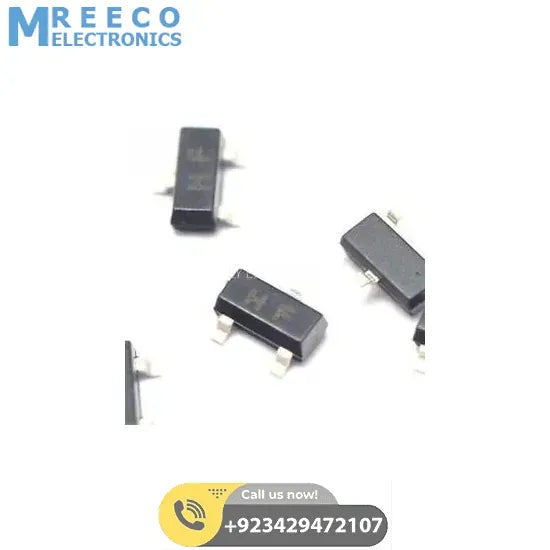 HF SMD NPN, 15V, 0,1A, 0,5W, SOT-23 in Pakistan - Back View