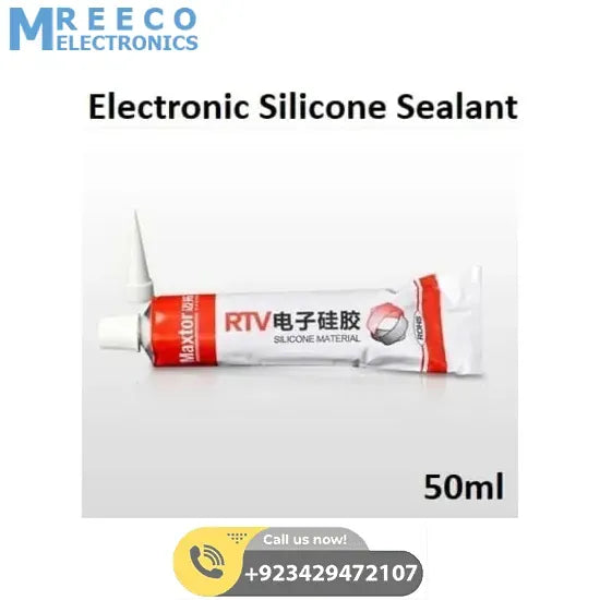 Electronic Adhesive RTV Silicone Glue 50ml Sealant - Front View