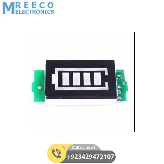 3S Lithium Battery Capacity Indicator - Back View