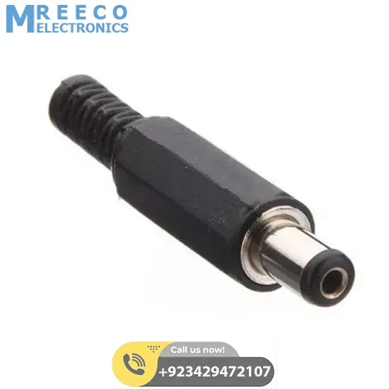 Dc Power Connector Male - Front View
