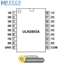 ULN2803A SMD Hi-Voltage Current Darlington Transistor Array - Side View