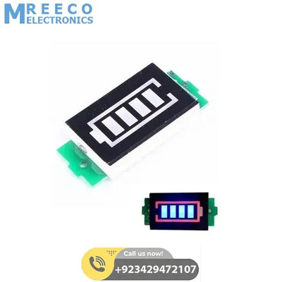 2S Lithium Battery Capacity Indicator - Side View