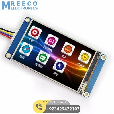 4.3 Inches TJC HMI LCD Display Module Touch Screen For Raspberry Pi In Pakistan - Side View