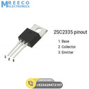 C2335 HIGH SPEED NPN TRANSISTOR IN PAKISTAN - Front View