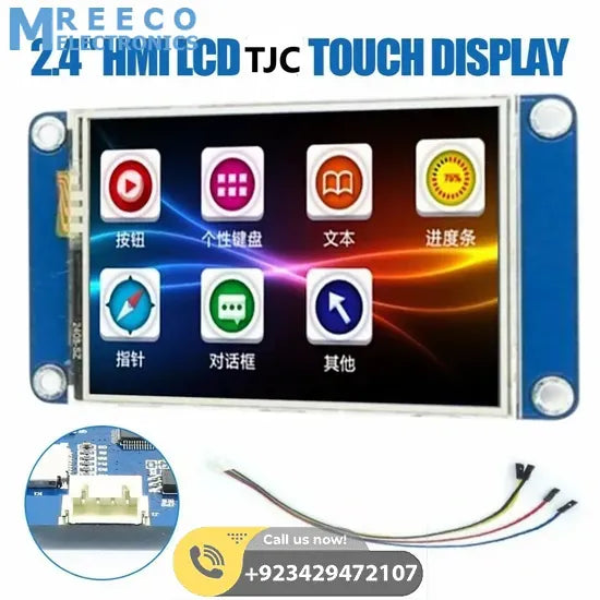 2.4 Inches TJC HMI LCD Display Module Touch Screen For Raspberry Pi In Pakistan - Front View