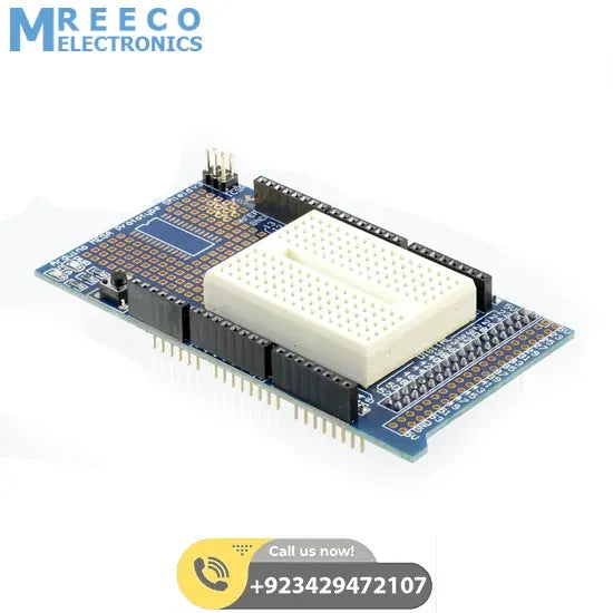 Arduino MEGA Proto Shield In Pakistan - Back View