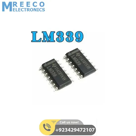 Lm339 Quad Comparator SMD in Pakistan - Front View