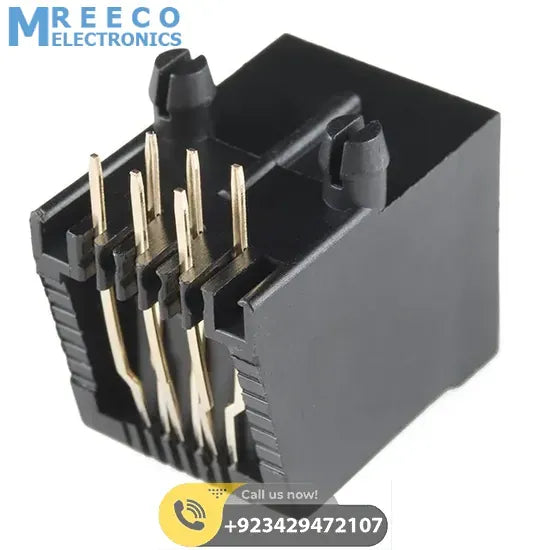 DELL PCB Mount RJ11 6 Pin Connector In Pakistan - Front View