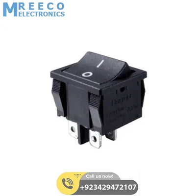 19mmx22mm 2 Position Rocker Switch 4 Legs in Pakistan - Side View