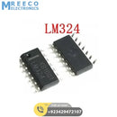 LM324 SMD General Purpose Op Amp IC - Front View