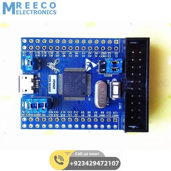 ARM Cortex-M3 STM32F105RCT6 STM32 Core Development board - Front View