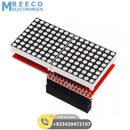 MAX7219 LED Dot Matrix Screen Module For Arduino Raspberry Pi B/ B+ In Pakistan - Front View