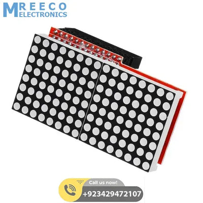 MAX7219 LED Dot Matrix Screen Module For Arduino Raspberry Pi B/ B+ In Pakistan - Side View