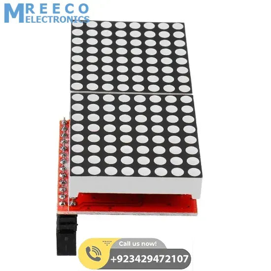 MAX7219 LED Dot Matrix Screen Module For Arduino Raspberry Pi B/ B+ In Pakistan - Bottom View