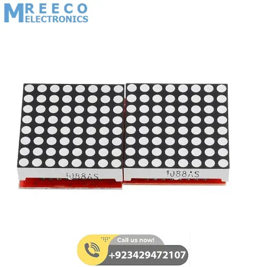 MAX7219 LED Dot Matrix Screen Module For Arduino Raspberry Pi B/ B+ In Pakistan - Display View