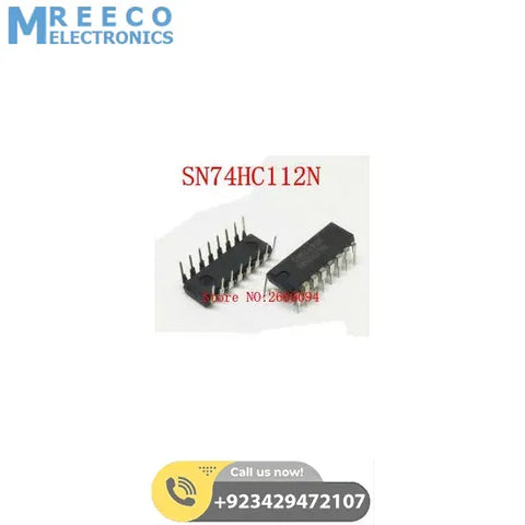 JK Flip-Flop IC 74HC112 - Front View