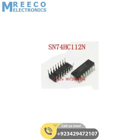 JK Flip-Flop IC 74HC112 - Front View