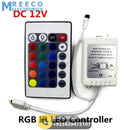 DC 12V RGB Remote Controller 24 Keys Plus LED Driver Dimmer For LED Strip light - Side View