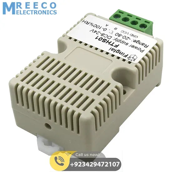 FTHS01 Integrated Temperature and Humidity Sensor Transmitter Industrial MODBUS RTU Protocol RS485 - Front View