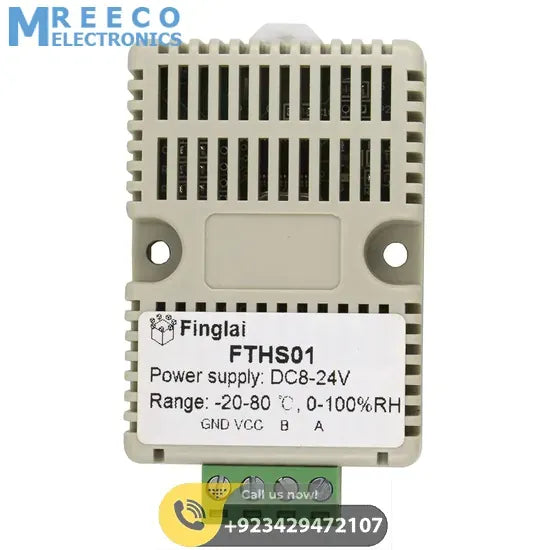 FTHS01 Integrated Temperature and Humidity Sensor Transmitter Industrial MODBUS RTU Protocol RS485 - Top View
