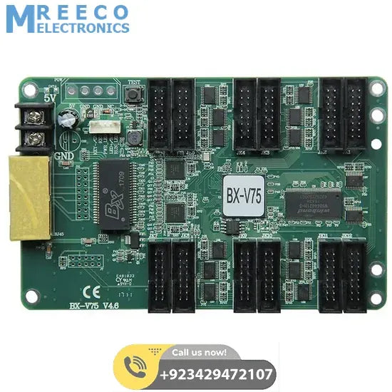 ONBON BX-V75 Synchronous full color led receiving card in pakistan - Front View
