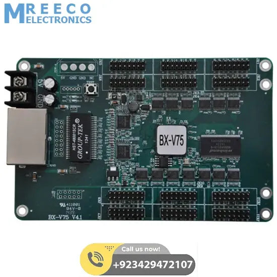 ONBON BX-V75 Synchronous full color led receiving card in pakistan - Side View