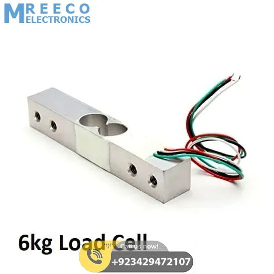 6kg Range Weighing Sensor Load Cell Sensor For Electronic - Front View