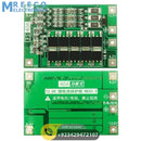 3S 40A BMS 11.1V 12.6V 18650 Lithium Battery Protection Board with 100mA Balancing Feature - Back View