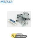 DB15 15 Pins 2 Rows Female Converter Connector Adapter w Cover Housing Assembly - Side View