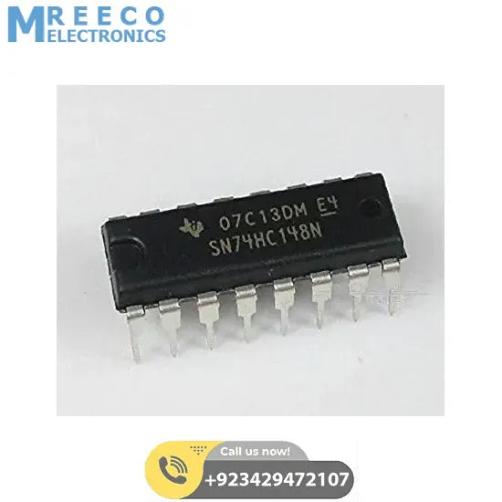 8 to 3 Line Priority Encoder IC 74HC148 - Front View
