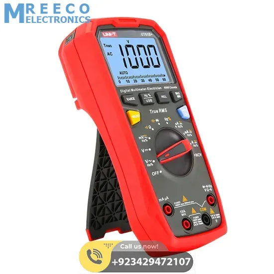 UNI-T UT61B+ 1000V True RMS Digital Multimeter - Back View