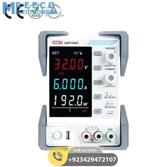 UDP1306C Industrial Linear DC Power Supply - Front View