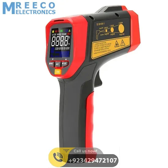 UNI-T UT303C+ Infrared thermometer - Side View