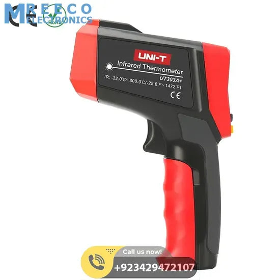 UNI-T UT303A+ Infrared thermometer - Side View
